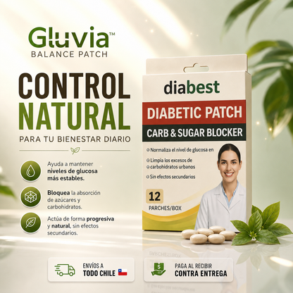 Gluvia™ Balance Patch - Parche Regulador de Ázucar